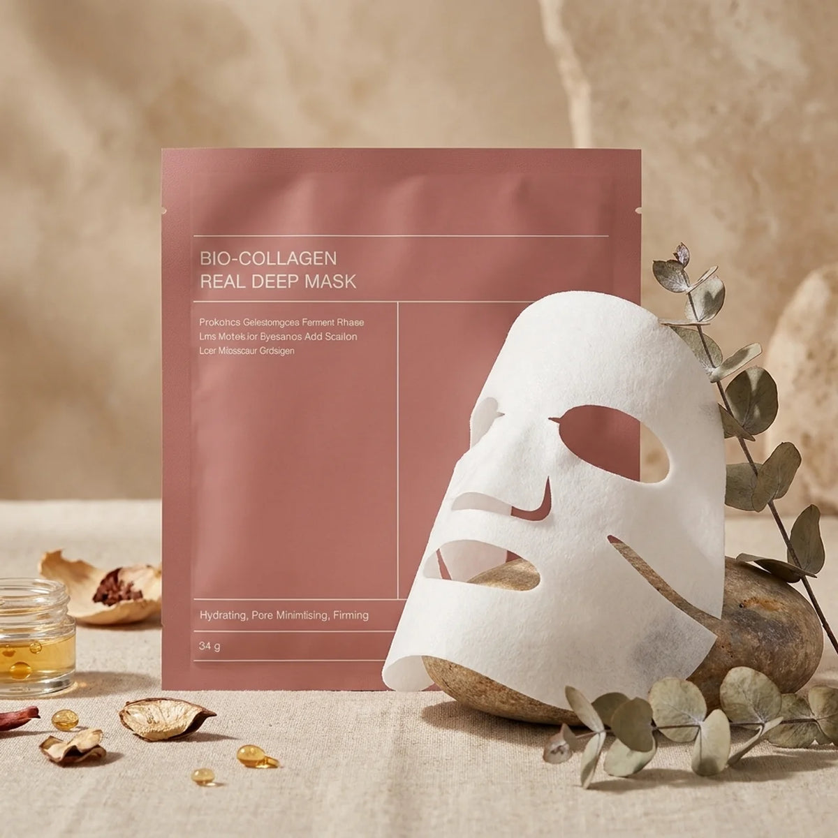 Maschera al collagene idratante